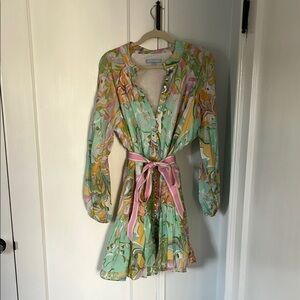 Antonio Meloni boho chic multicolored dress